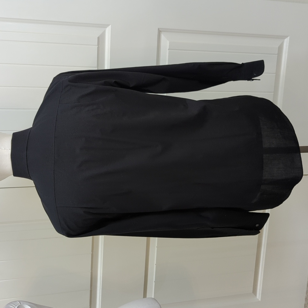 Croft & Barrow Solid Black Long Sleeve Dress Shirt - image 2